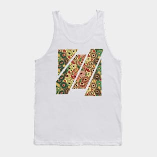 Mosaic Fantasy Zinnias Tank Top